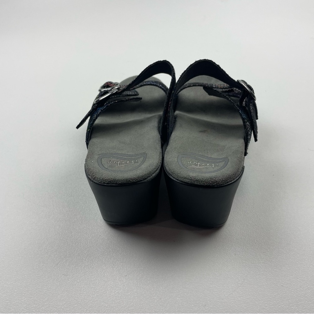 Dansko Sophie Spotted Glitter Sandals Clog Platform Size 38 7.5-8 - Picture 5 of 9